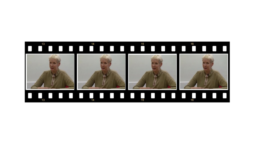 Image of film strip showing PPCP interview
